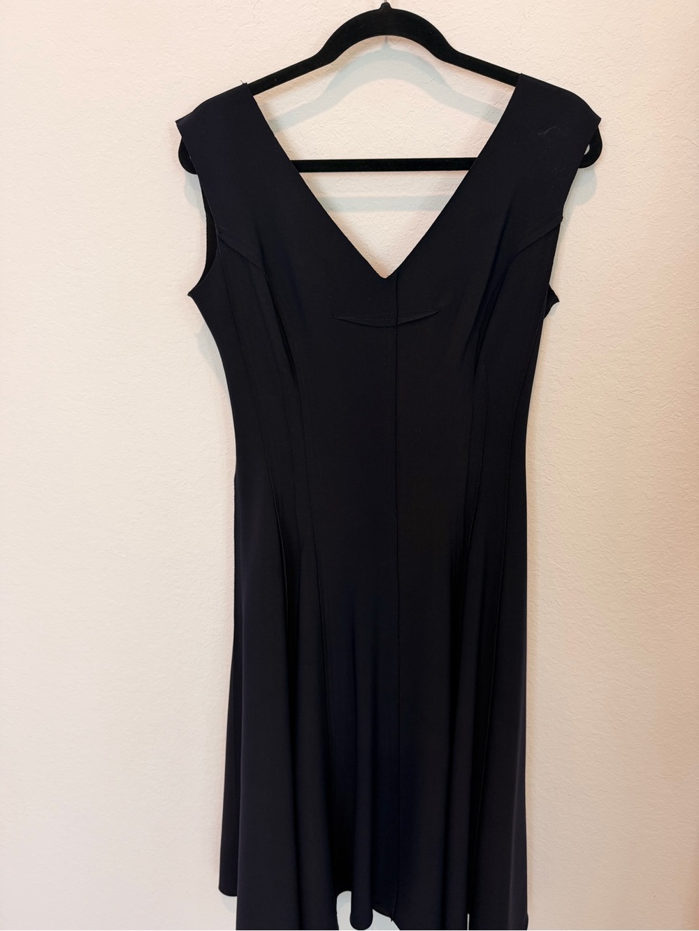 Norma Kamali Black Midi A-Line Dress convertible black/blue - Picture 6 of 11